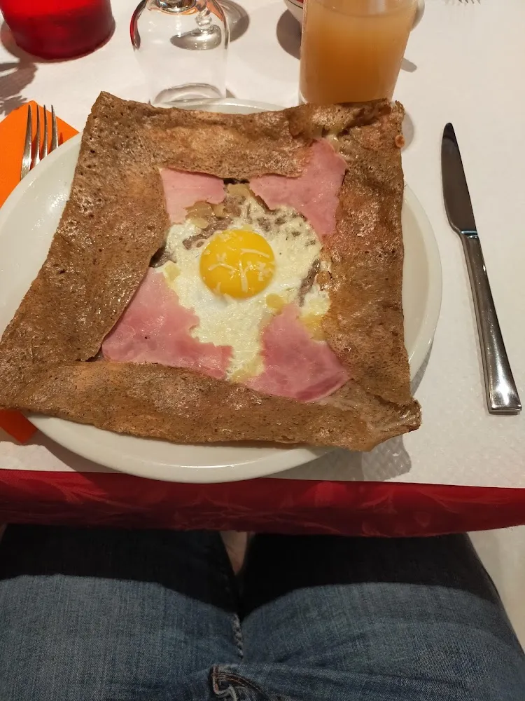Galette Au Jambon Oeuf Champignon