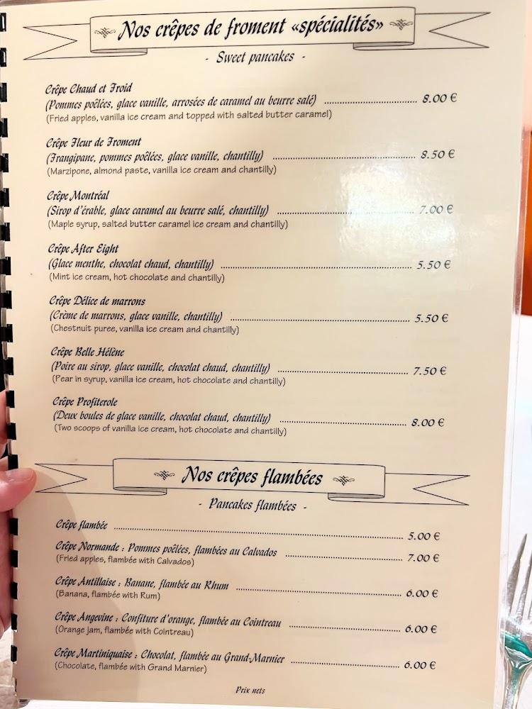 Crêperie du Couesnon - Menu Image 1
