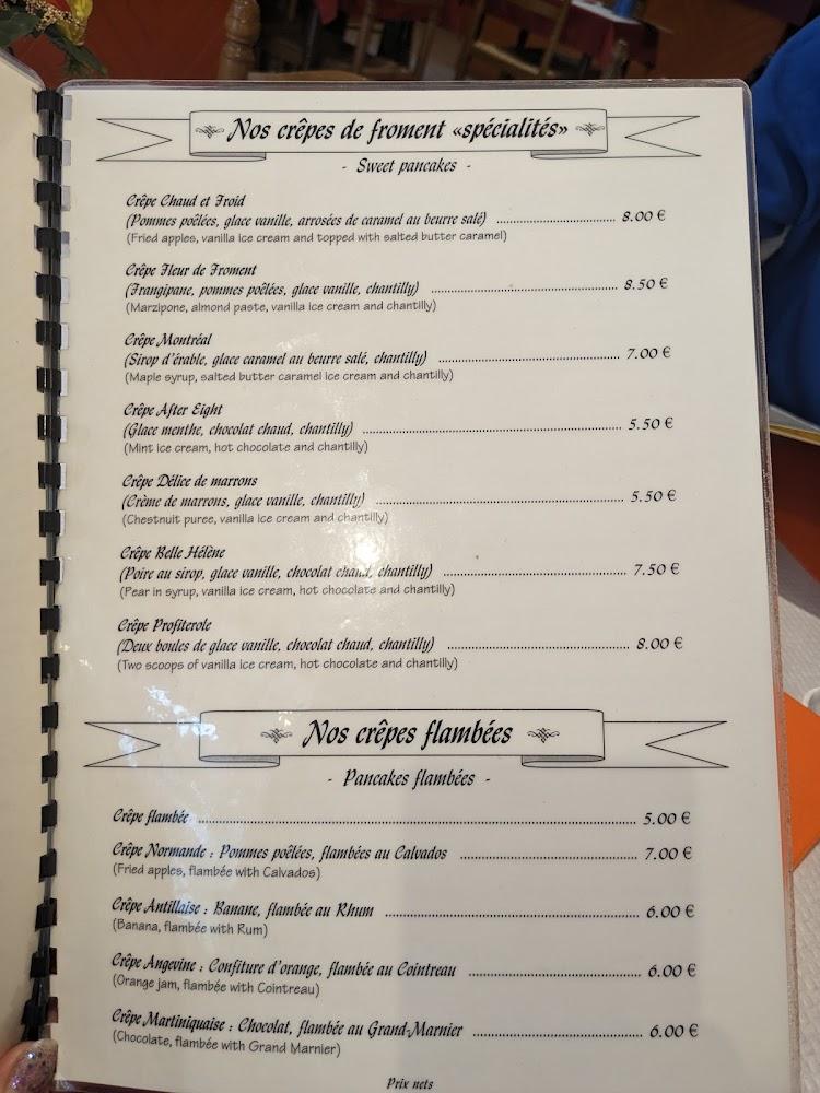 Crêperie du Couesnon - Menu Image 3