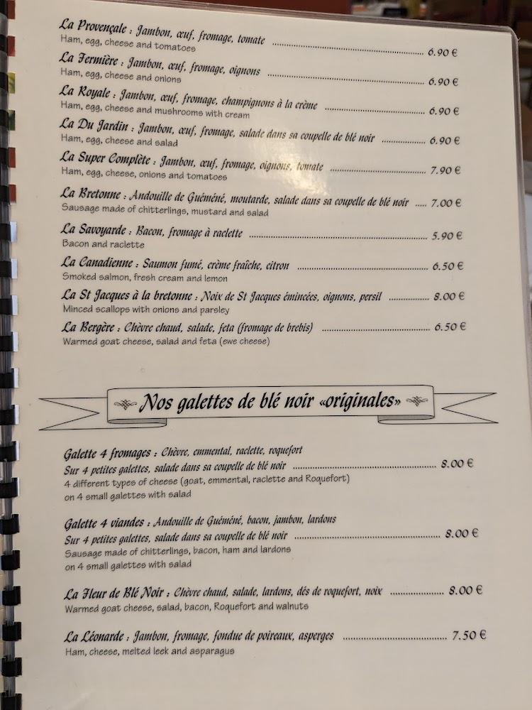Crêperie du Couesnon - Menu Image 4